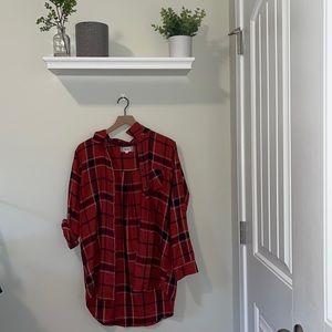 4 for 25🌻Pink rose black and navy long sleeve flannel